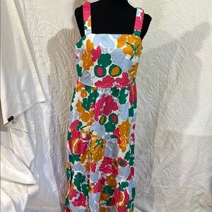 Free Assembly Sleeveless Square Neck Maxi Dress, NWT